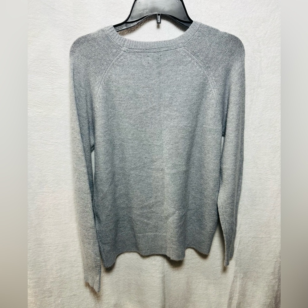 Volcom Light Gray Crewneck Raglan Sweater - Picture 3 of 7